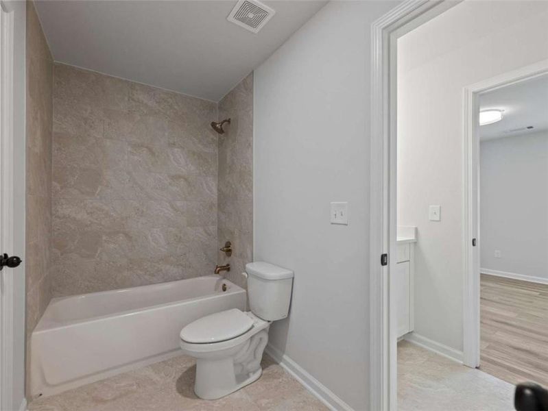 Furnished interior view inside a new home in , Buford (Image 17).
