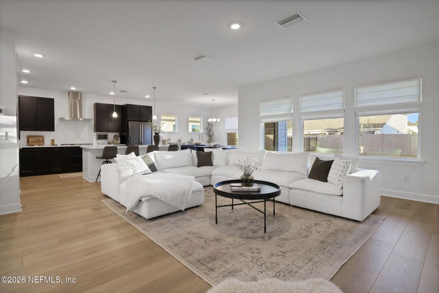 Furnished interior view inside a new home in , St. Augustine (Image 33).