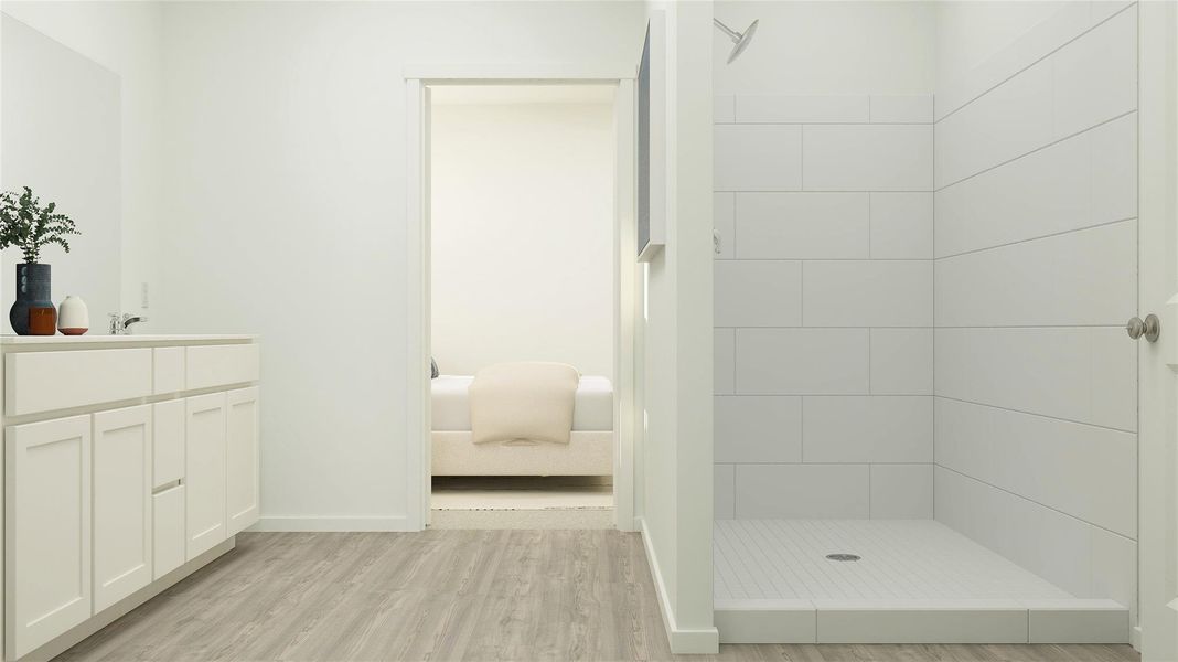 Furnished interior view inside a new home in Meadowlark Preserve, Pflugerville (Image 23).