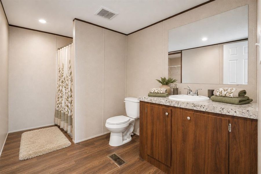 Furnished interior view inside a new home in , Springtown (Image 6).