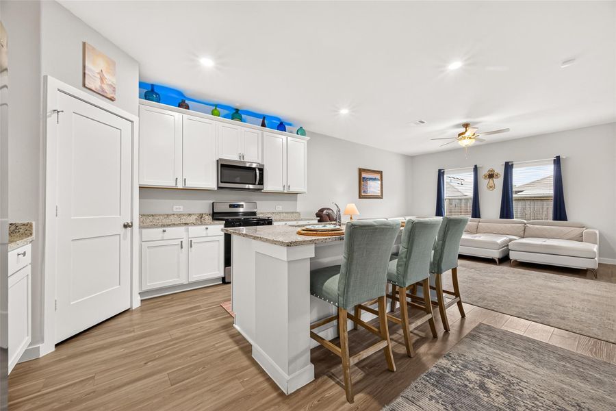 Furnished interior view inside a new home in Lexington Heights, Willis (Image 11).