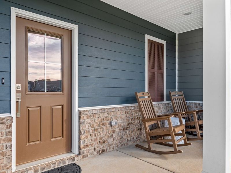 Exterior details and patio area of a home in Sage Farms, White House (Image 3).