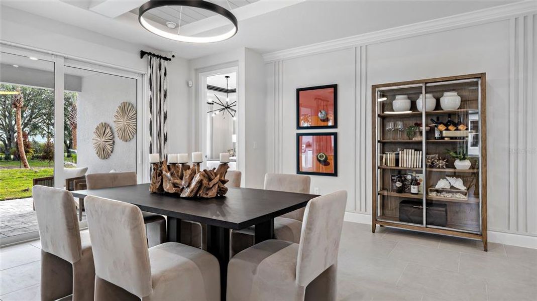 Furnished interior view inside a new home in Cresswind at Lake Harris, Tavares (Image 15).