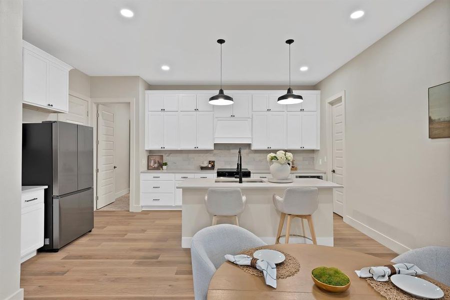 Furnished interior view inside a new home in , Princeton (Image 17).