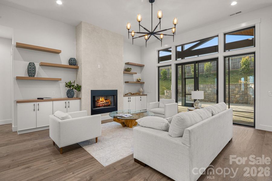 Furnished interior view inside a new home in , Arden (Image 12).