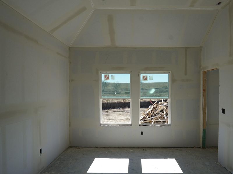 In-progress construction of a new home in Cascades at Onion Creek, Austin, TX (Image 7).