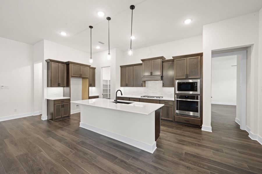 Representative furnished interior of a home built from the Cameron by Tri Pointe Homes in LaPrelle, Haslet (Image 5).