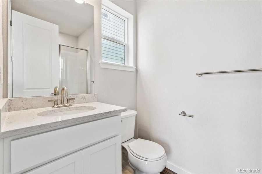 Furnished interior view inside a new home in Prestige Collection at Parkdale Commons, Lafayette (Image 8).