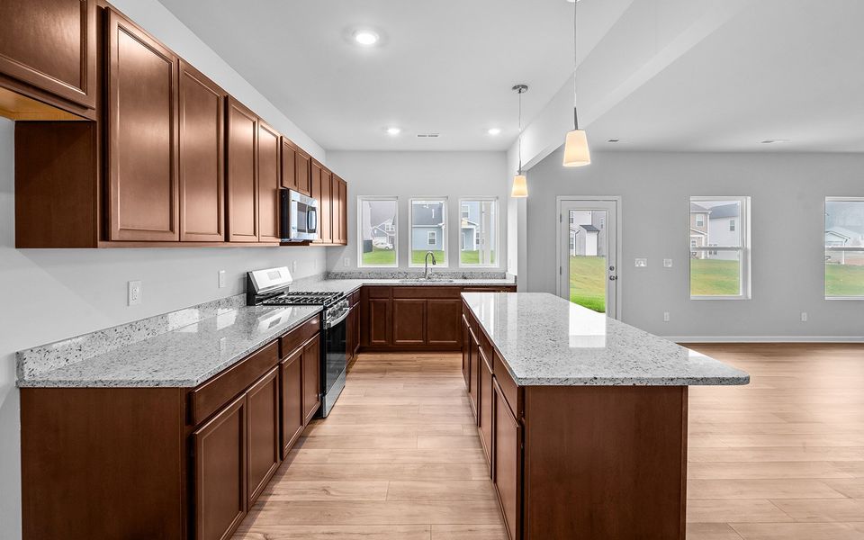 Furnished interior view inside a new home in Hanes Lake, Winston-Salem (Image 10).
