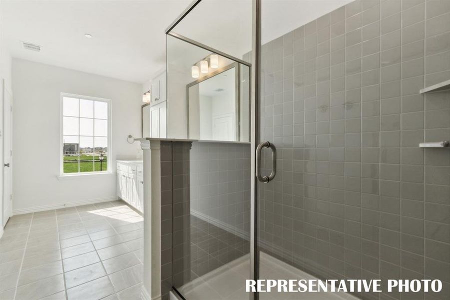 You'll find a spacious walk in shower in this dream owner's bath! REPRESENTATIVE PHOTO You'll find a spacious walk in shower in this dream owner's bath! REPRESENTATIVE PHOTO
