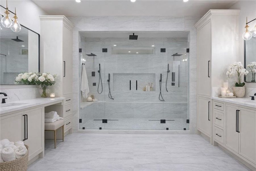 Furnished interior view inside a new home in , Brookhaven (Image 10). Furnished interior view inside a new home in , Brookhaven (Image 10).