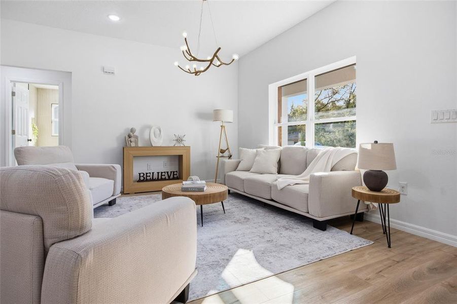 Furnished interior view inside a new home in , Citrus Springs (Image 7).