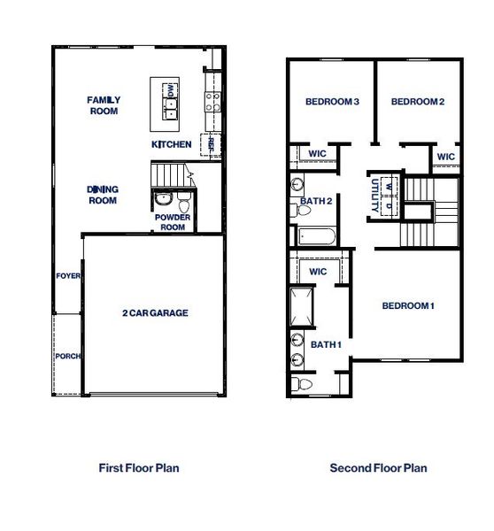 2D floor plan layout for the V22G by D.R. Horton in Bridges on Lake Houston Villas, Humble, TX (Image 4). 2D floor plan layout for the V22G by D.R. Horton in Bridges on Lake Houston Villas, Humble, TX (Image 4).