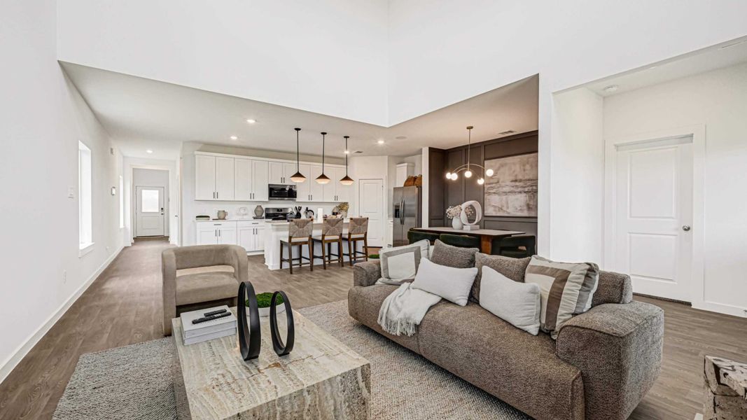 Furnished interior view inside a new home in Emberly, Beasley (Image 8).