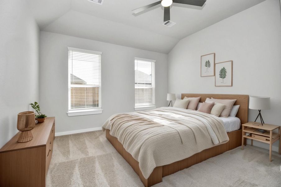 Virtually Staged - Primary Bedroom.