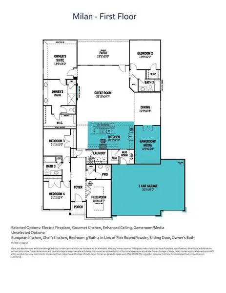 Milan Floor Plan Milan Floor Plan