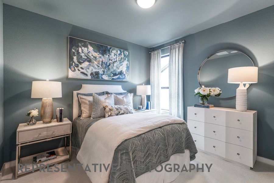 Furnished interior view inside a new home in Santa Rita Ranch, Liberty Hill (Image 29).