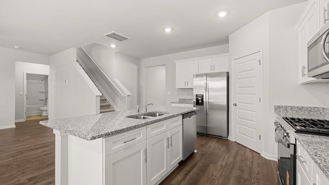 Furnished interior view inside a new home in Southwind Village, Evans (Image 5). Furnished interior view inside a new home in Southwind Village, Evans (Image 5).