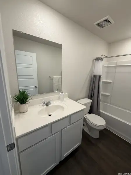 Furnished interior view inside a new home in Red Hawk Landing, San Antonio (Image 11). Furnished interior view inside a new home in Red Hawk Landing, San Antonio (Image 11).