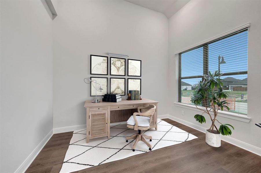 Furnished interior view inside a new home in Mantua Point Gardens, Van Alstyne (Image 16).