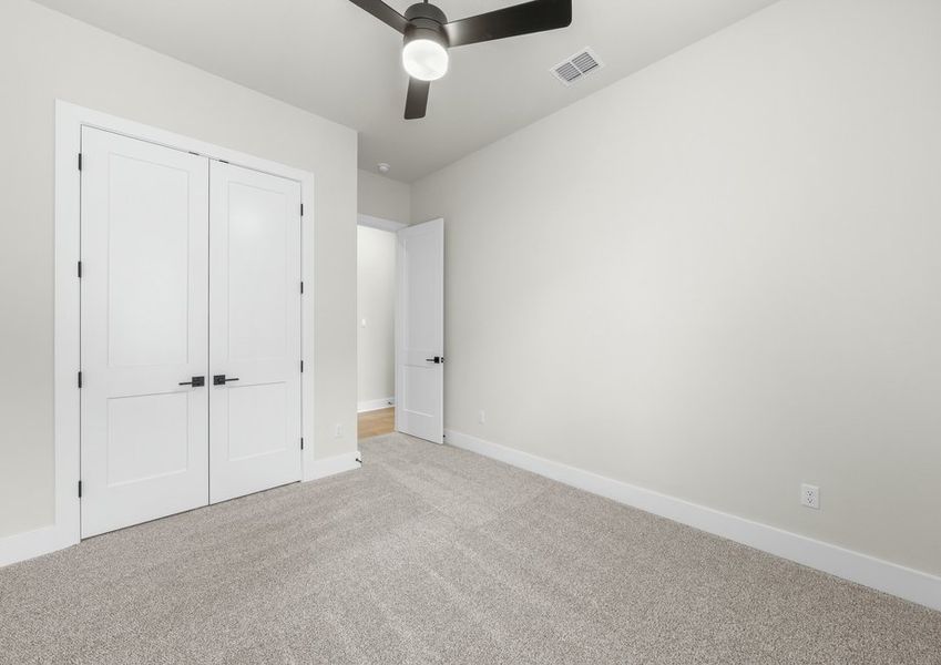 The secondary bedrooms are the perfect space for children's bedrooms or guest rooms.