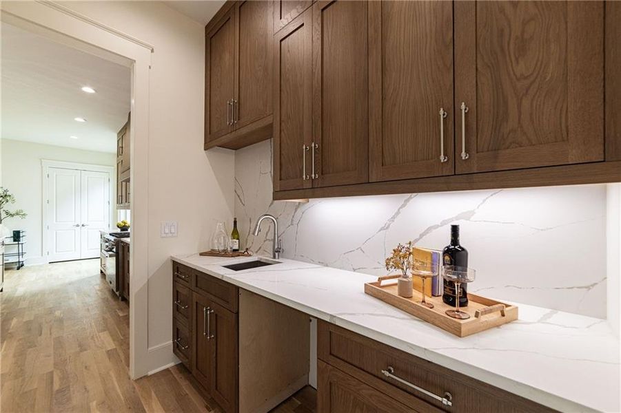 Furnished interior view inside a new home in , Atlanta (Image 41).