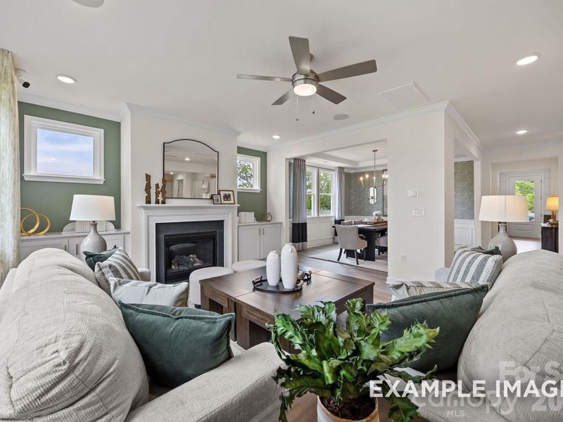 Furnished interior view inside a new home in Windgate, Mooresville (Image 14).