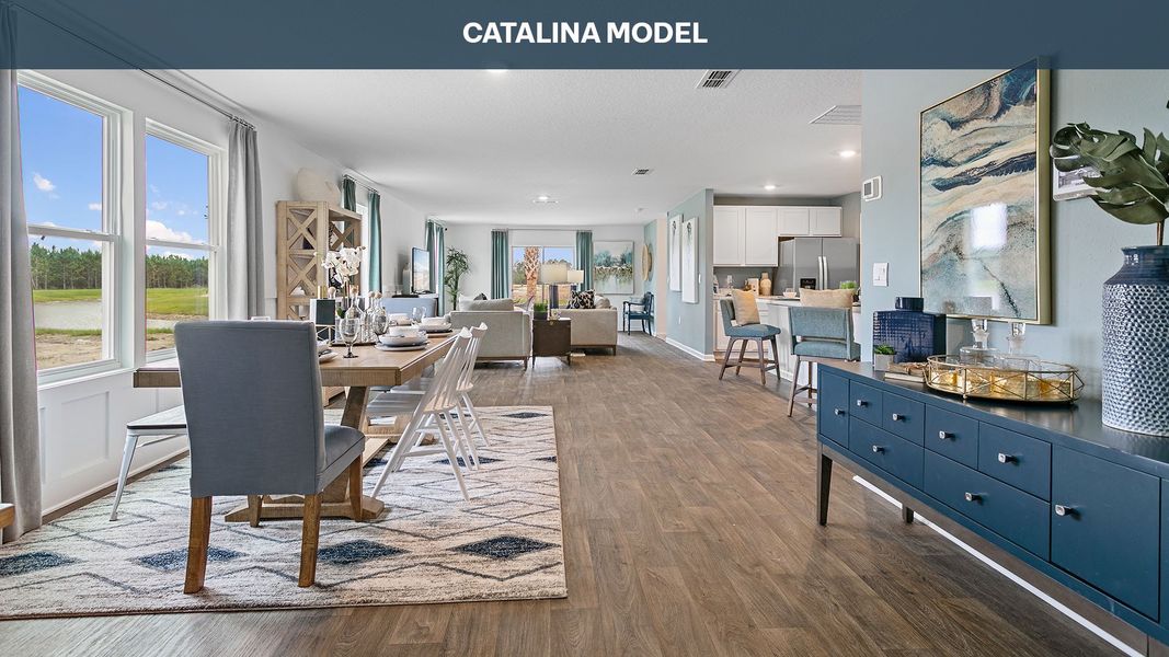 Representative furnished interior of a home built from the Catalina by D.R. Horton in Copes Landing, Jacksonville (Image 6). Representative furnished interior of a home built from the Catalina by D.R. Horton in Copes Landing, Jacksonville (Image 6).