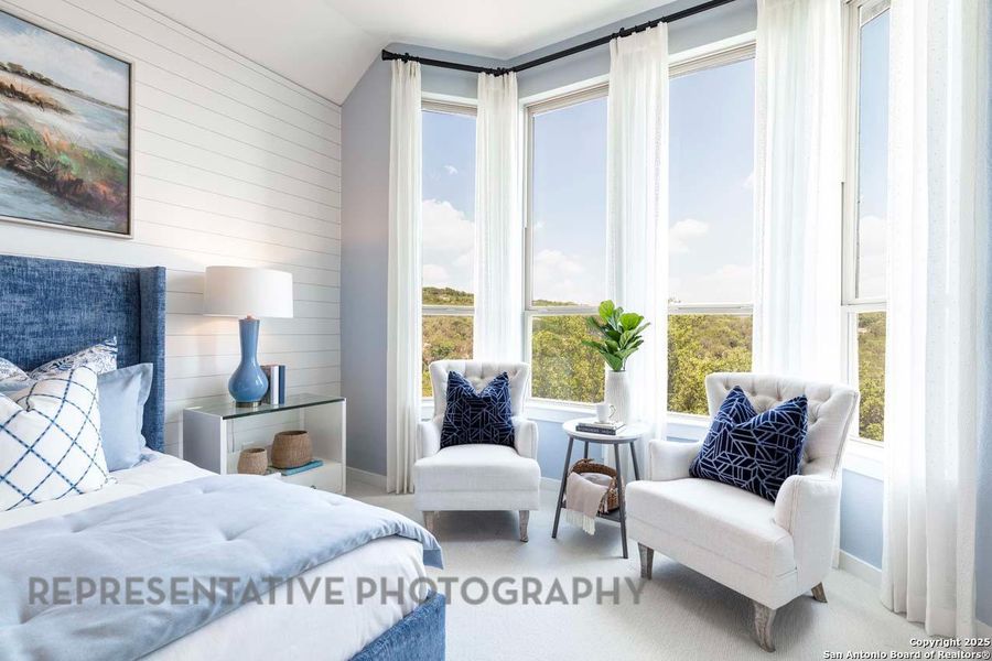 Furnished interior view inside a new home in Davis Ranch: 50ft. lots, San Antonio (Image 35).