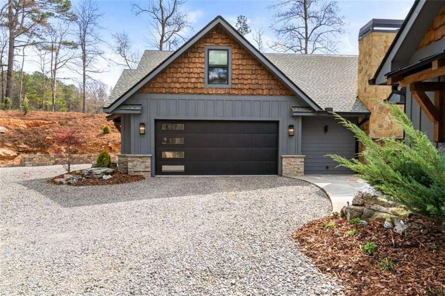 Front exterior of a new home in , Ellijay, GA, highlighting curb appeal (Image 26).