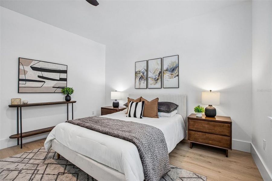 Furnished interior view inside a new home in , Tampa (Image 40).