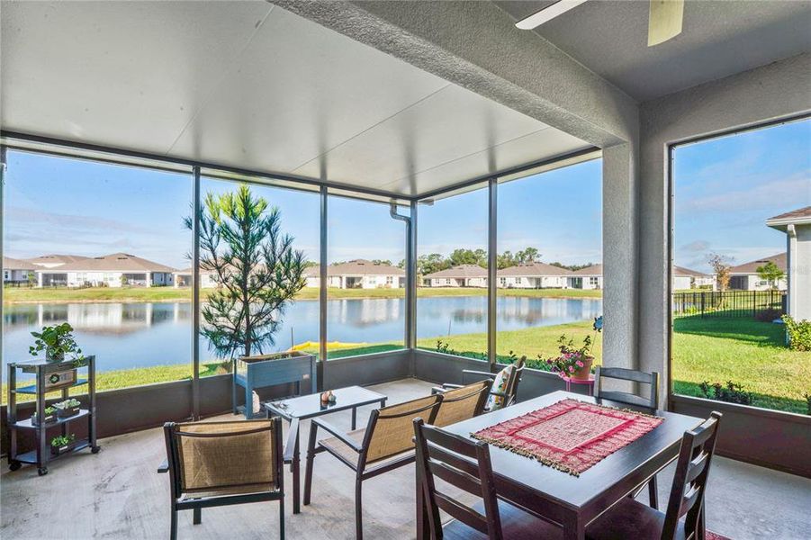 Exterior details and patio area of a home in Towns at Woodsdale, Wesley Chapel (Image 25).