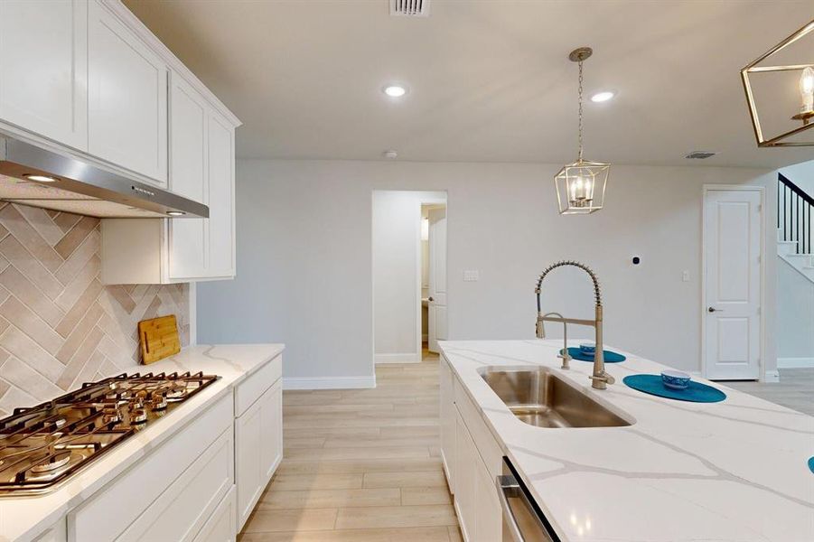 Furnished interior view inside a new home in Aster Park, McKinney (Image 8). Furnished interior view inside a new home in Aster Park, McKinney (Image 8).