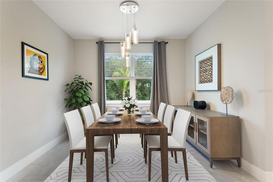 Furnished interior view inside a new home in , Punta Gorda (Image 15).