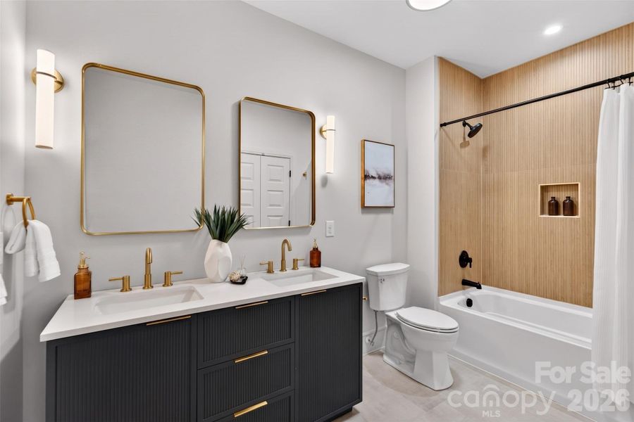 Furnished interior view inside a new home in , Charlotte (Image 13).
