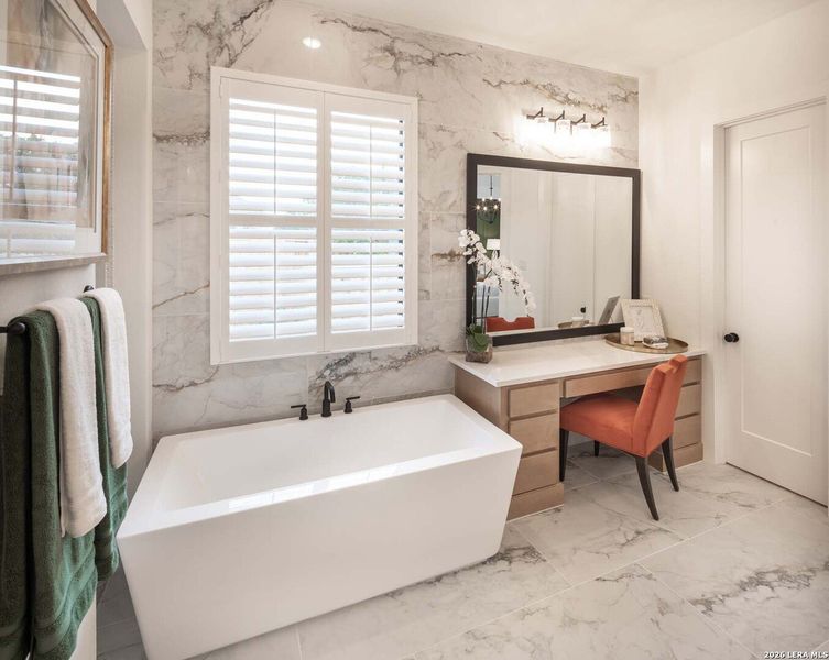 Furnished interior view inside a new home in Veramendi, New Braunfels (Image 8).