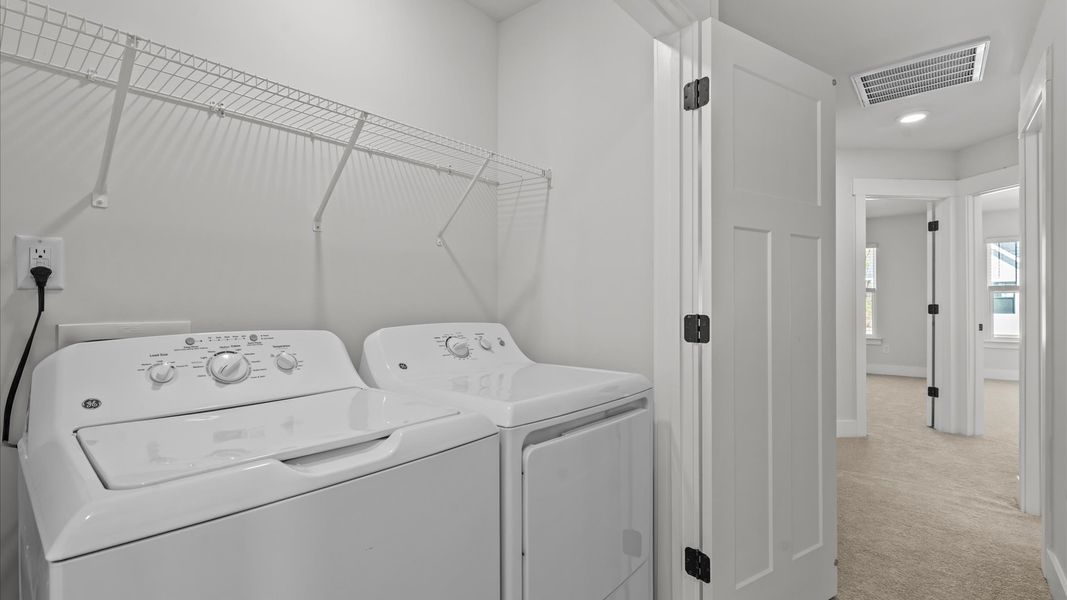 Furnished interior view inside a new home in Gresham Station, Simpsonville (Image 23).