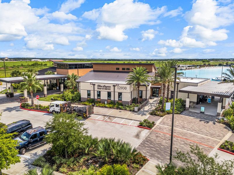 Front exterior of a new home in Lago Mar: Fairway Collections, Texas City, TX, highlighting curb appeal (Image 23). Front exterior of a new home in Lago Mar: Fairway Collections, Texas City, TX, highlighting curb appeal (Image 23).