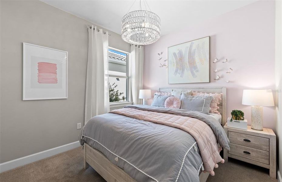 Furnished interior view inside a new home in BeachWalk by Manasota Key, Englewood (Image 15).