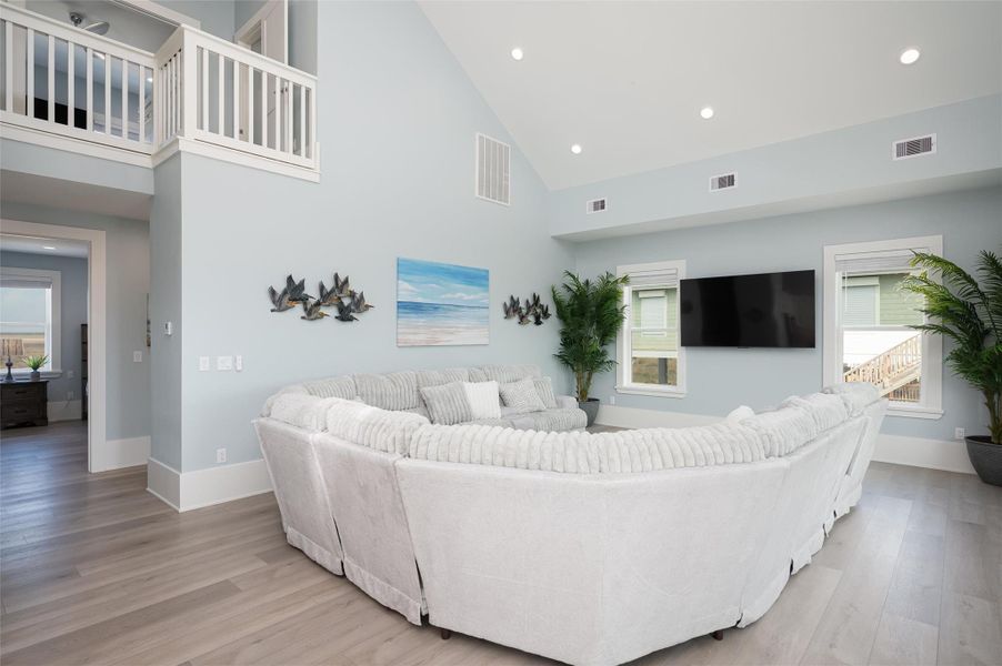 Furnished interior view inside a new home in , Bolivar Peninsula (Image 11).