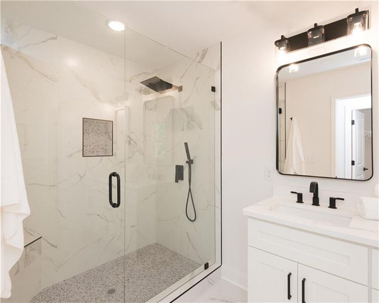 Furnished interior view inside a new home in , Snellville (Image 36).