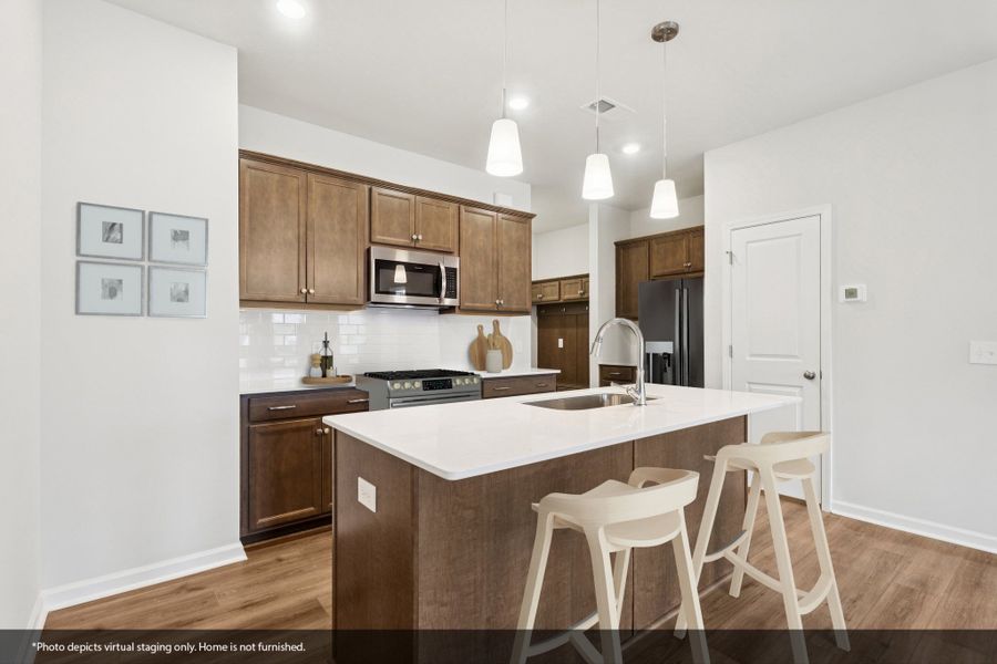 Furnished interior view inside a new home in Lakeview Village, Charlotte (Image 5).