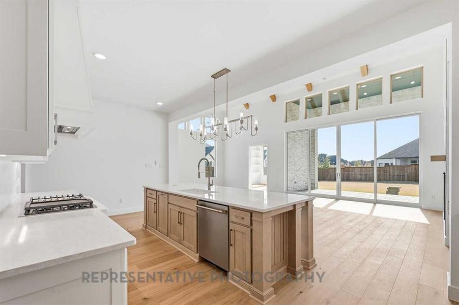 Furnished interior view inside a new home in Cambridge Crossing, Celina (Image 8).