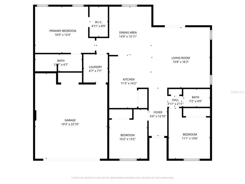 2D floor plan layout of this home in , The Villages, FL (Image 5). 2D floor plan layout of this home in , The Villages, FL (Image 5).