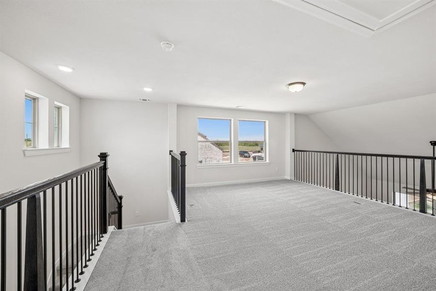 Spacious, unfurnished interior of a new home in Karis - Village Series, Crowley (Image 19). Spacious, unfurnished interior of a new home in Karis - Village Series, Crowley (Image 19).