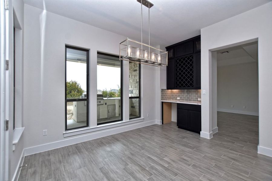 Representative unfurnished interior of a home built from the Avalon by Giddens Homes in Scofield Farms Estates, Georgetown (Image 146).