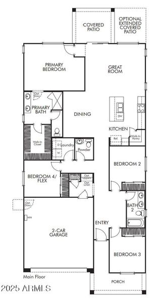 3503 Floor Plan Garage Left