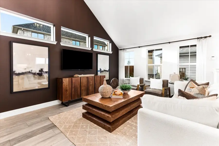 Furnished interior view inside a new home in The Reserve at Spiritas Ranch, Little Elm (Image 7).