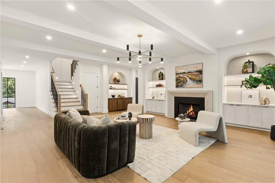 Furnished interior view inside a new home in , Brookhaven (Image 18).