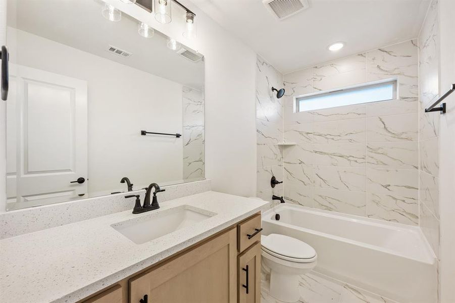 Furnished interior view inside a new home in Willow Wood Classic 60, McKinney (Image 11).